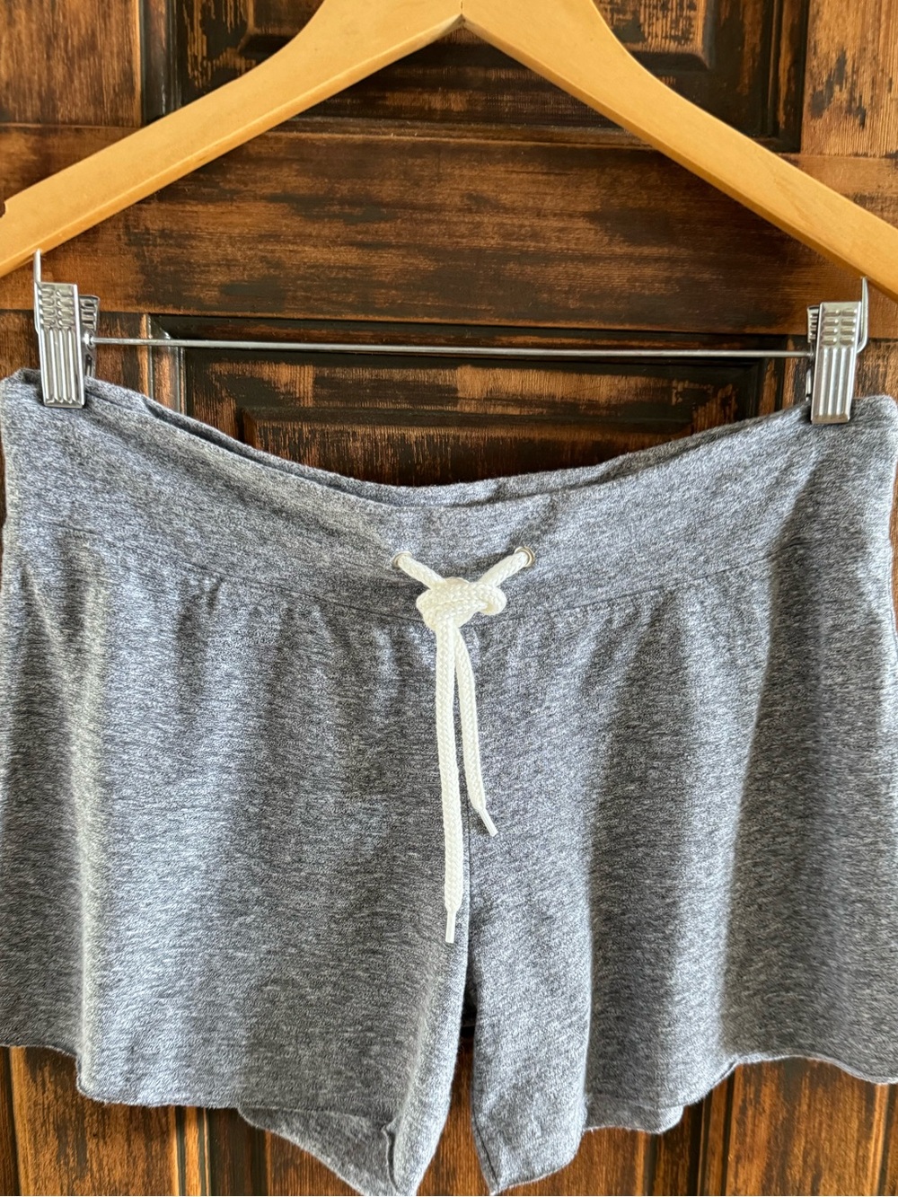 MONROW•TEXTURED TRI-BLEND VINTAGE SHORT•GRANITE•SIZE S - Picture 7 of 12